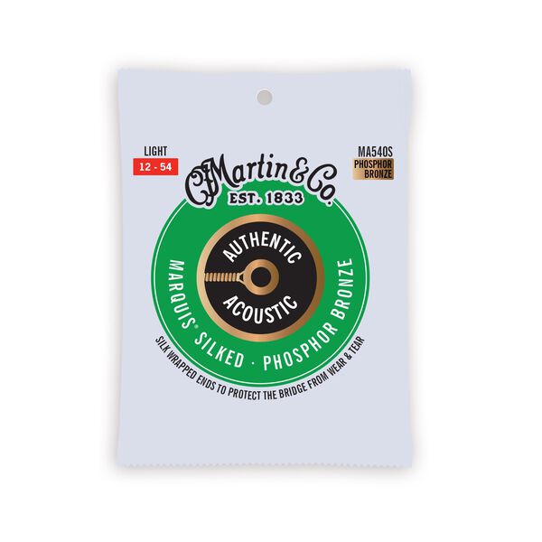 Authentic Acoustic Marquis&reg; Silked Guitar Strings Phosphor Bronze image number 0